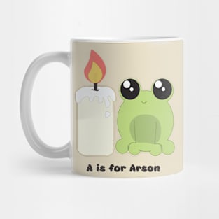 Cute Frog Arson Mug